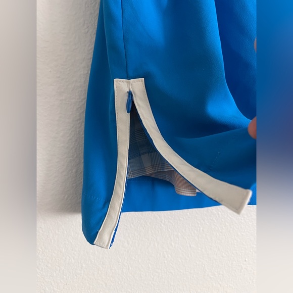 NIKE GOLF Blue Golf Skort Plaid Short golf skirt size 6 - Picture 7 of 13